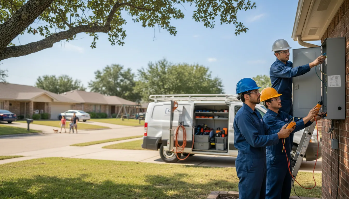 Certified electrician providing emergency electrical services in Upham, ND